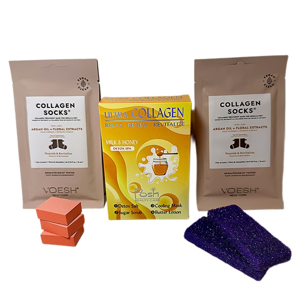 Collagen Foot & Heel Repair with Milk & Honey Spa Kit